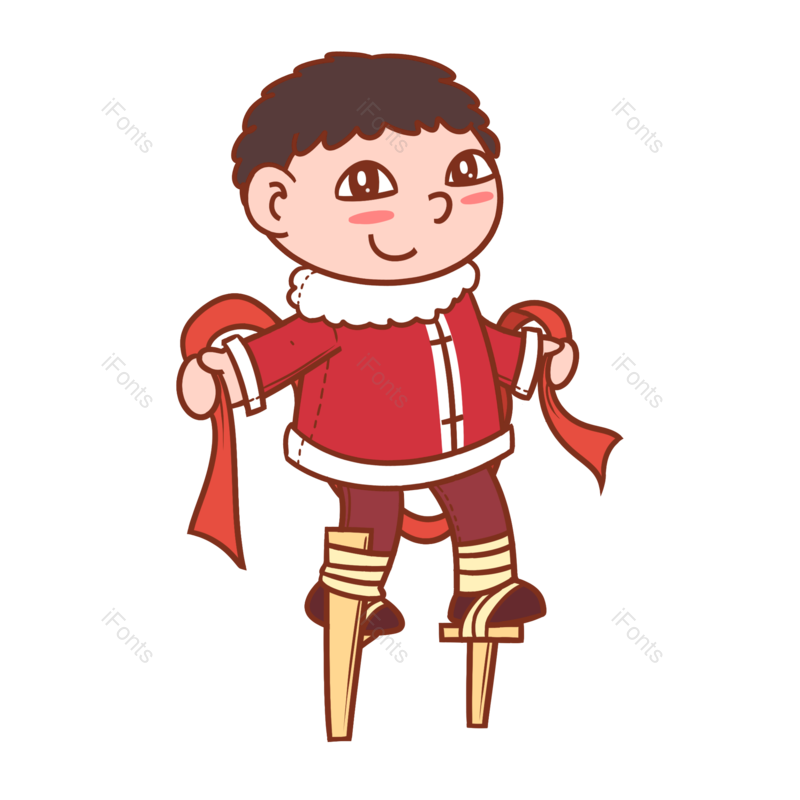 节日图片,卡通元素,春节PNG,儿童免抠素材